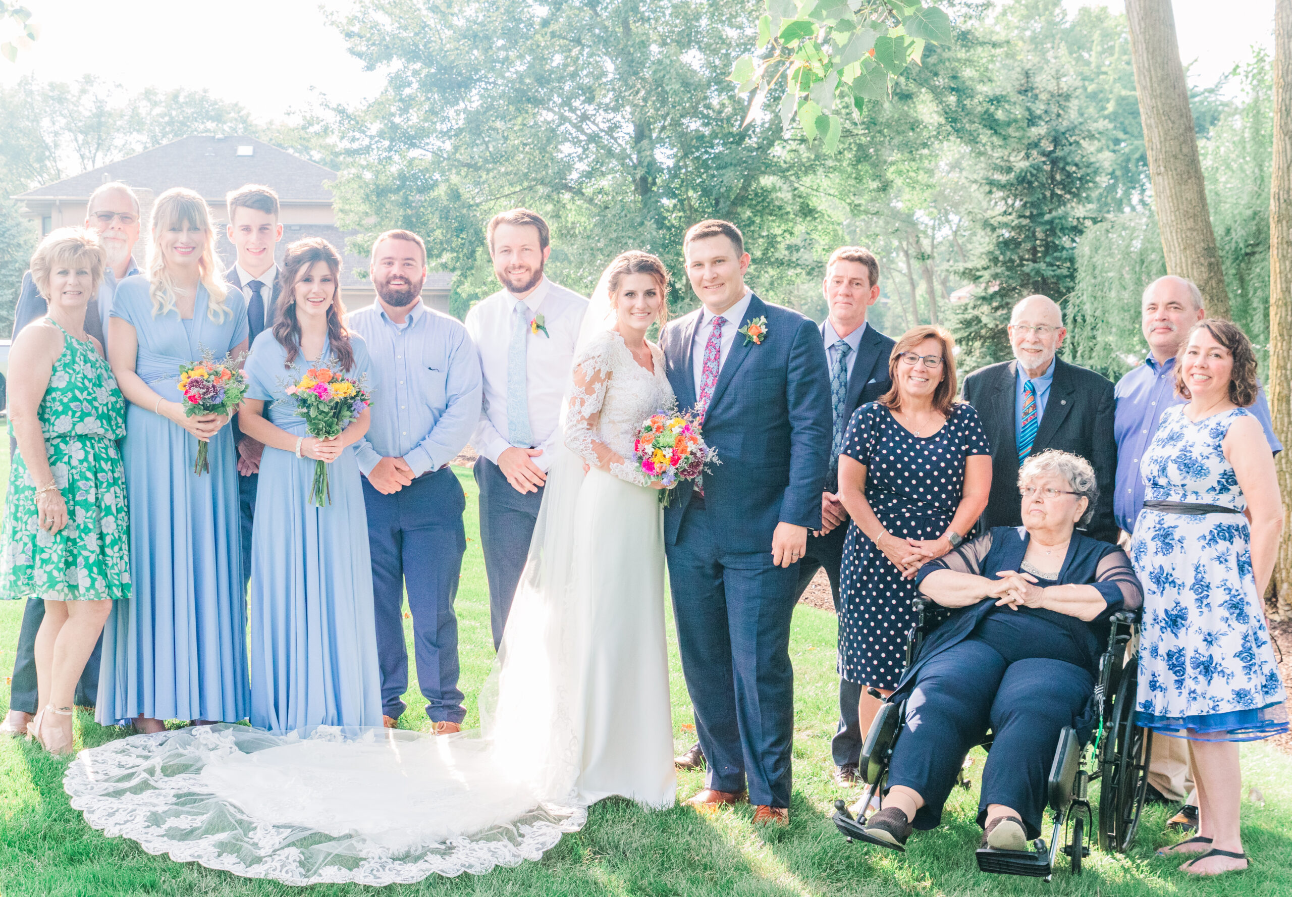 Dallas wedding family formals
