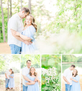 Charlotte + Brenton Couples Session at Lake Lanier in Charleston Park