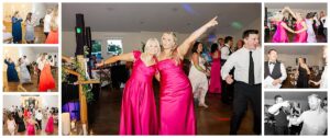 Reception filled with laughter and celebration.