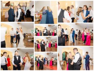 Bride and Groom enjoying reception time